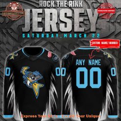 Toledo Walleye Rock the Rink 2025 Jersey