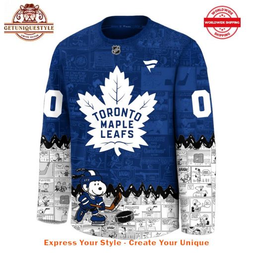 Toronto Maple Leafs 75th Anniversary of Peanuts Night Jersey