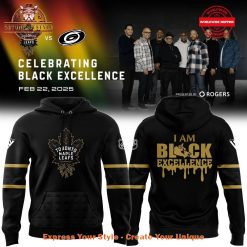 Toronto Maple Leafs I Am Black Excellence Hoodie