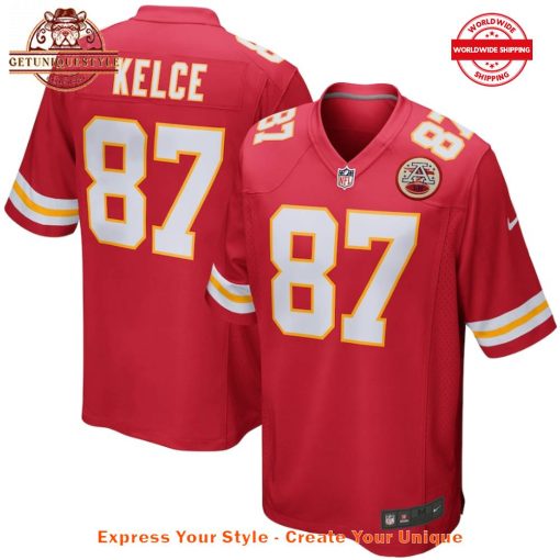 Travis Kelce x Kansas City Chiefs Red Game Jersey