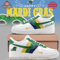 Tulane Baseball Mardi Gras 2025 Limited Edition Air Force 1