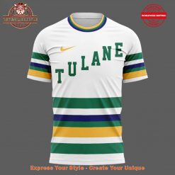 Tulane Green Wave Mardi Gras Themed Shirt