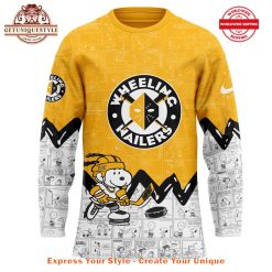 Wheeling Nailers Anniversary of Peanuts Jersey