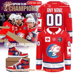 ZSC Lions Schweizer Meister 2025 CHL Champions Jersey