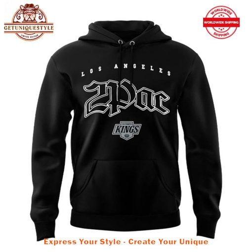 2Pac x Los Angeles Kings Collab King Never Die Black Hoodie