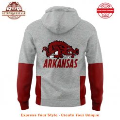 Arkansas Razorback Basketball Ball Hogs 2025 Gray Hoodie