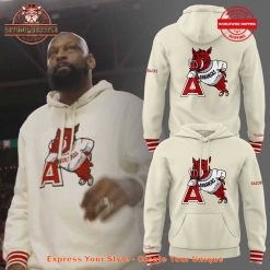 Arkansas Razorback Men’s Basketball Chainstitch Logo Hoodie