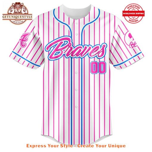 Atlanta Braves Barbie Night Game Limited Edition Jersey