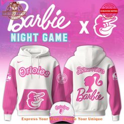 Baltimore Orioles MLB x Barbie Night Game Limited Edition 2025 Hoodie