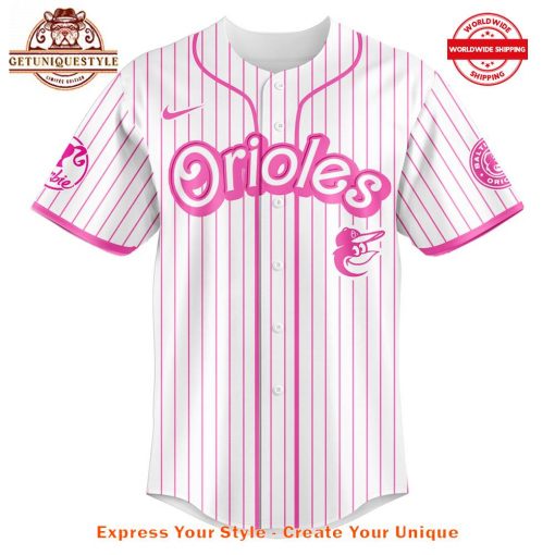 Baltimore Orioles MLB x Barbie Night Game Limited Edition 2025 Jersey