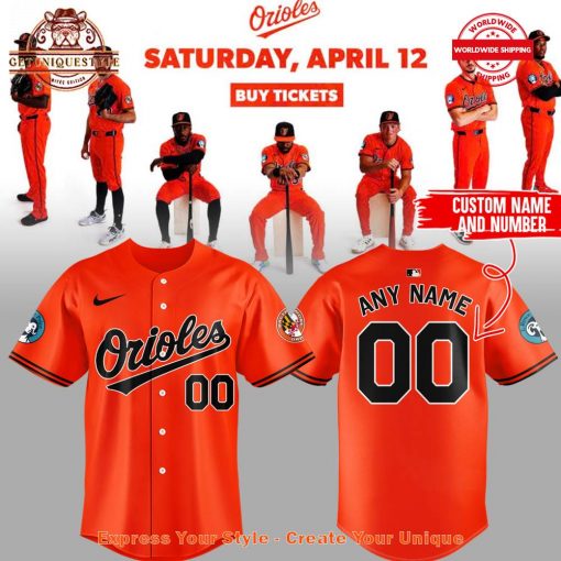 Baltimore Orioles Orange On Orange 2025 Baseball Jersey