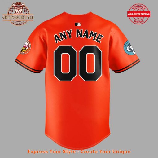 Baltimore Orioles Orange On Orange 2025 Baseball Jersey