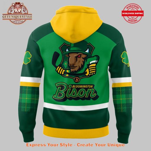 Bloomington Bison St Patrick’s Day 2025 Limited Edition Hoodie