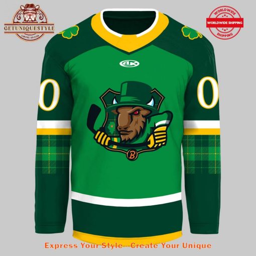 Bloomington Bison St Patrick’s Day Special New Hockey Jersey