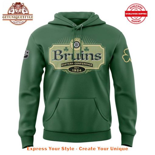 Boston Bruins St Patrick’s Day 2025 Limited Edition Hoodie