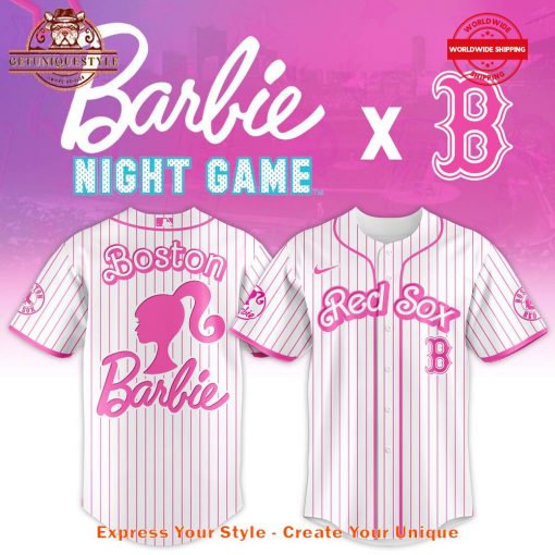 Boston Red Sox MLB x Barbie Night Game Limited Edition 2025 Jersey