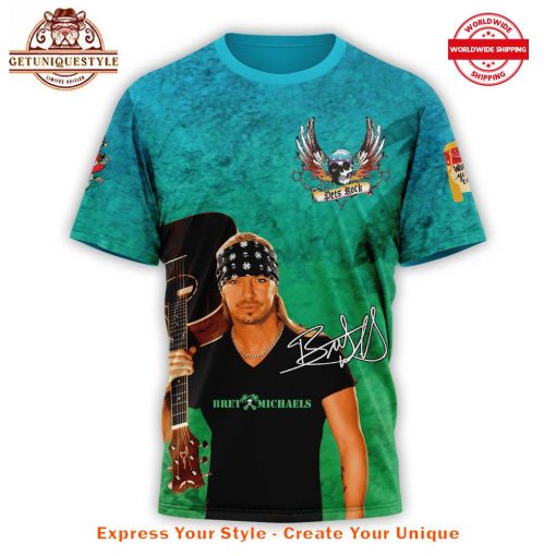 Bret Michaels Parti Gras 2025 Get Your Rock On Shirt