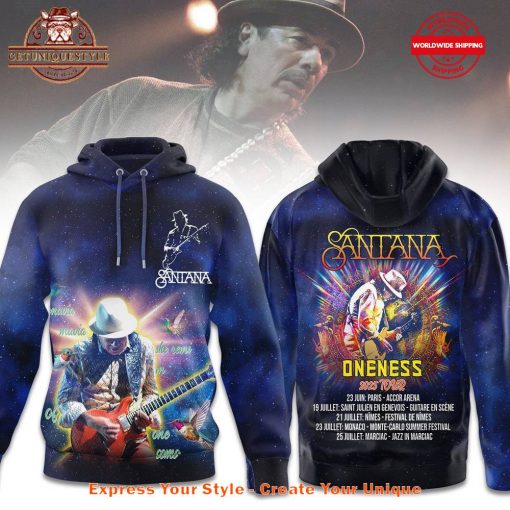 Carlos Santana Oneness 2025 Tour Merch Collection