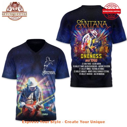 Carlos Santana Oneness 2025 Tour Merch Collection