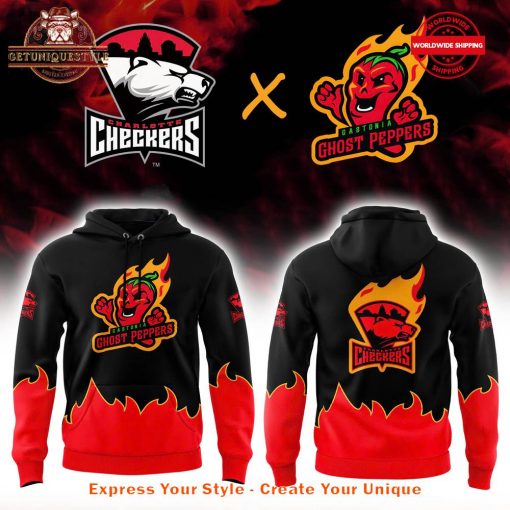 Charlotte Checkers x Gastonia Ghost Peppers Special Edition Hoodie