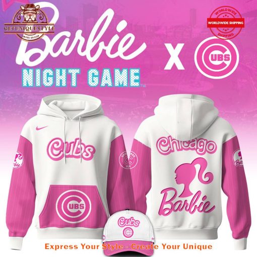 Chicago Cubs MLB x Barbie Night Game Limited Edition 2025 Hoodie