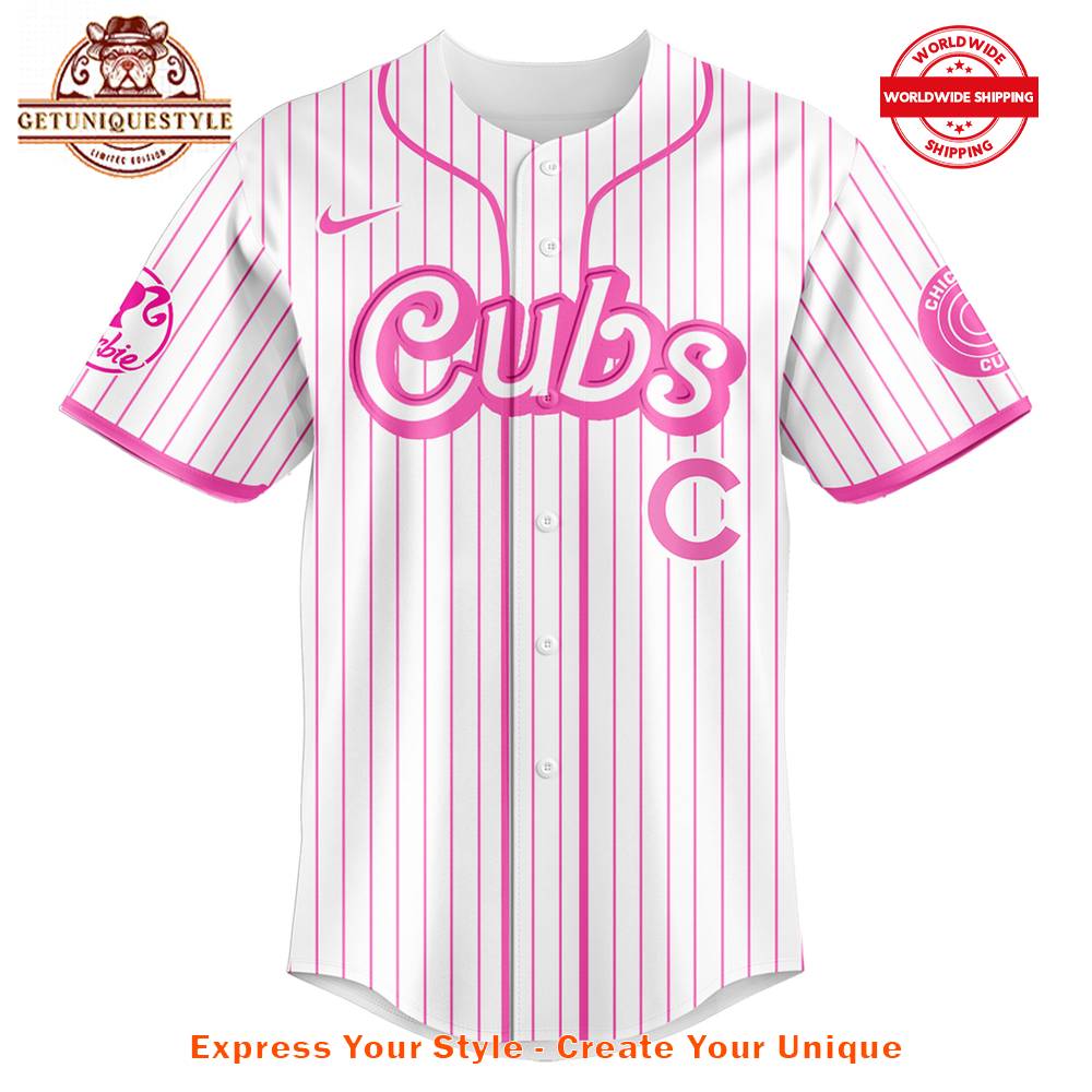 Chicago Cubs MLB x Barbie Night Game Limited Edition 2025 Jersey Chicago Cubs MLB x Barbie Night Game Limited Edition 2025 Jersey