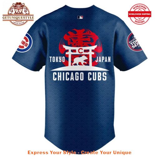 Chicago Cubs World Tour Tokyo Series 2025 Baseball Jersey