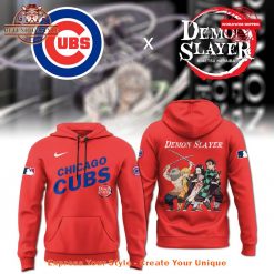 Chicago Cubs x Demon Slayer Collab 2025 Hoodie