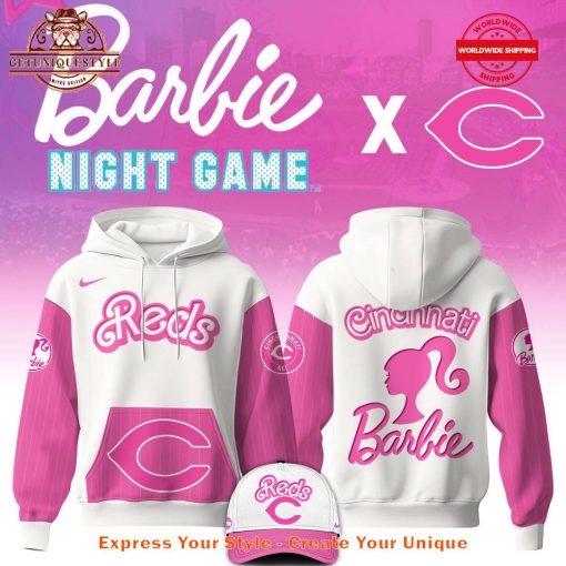 Cincinnati Reds MLB x Barbie Night Game Limited Edition 2025 Hoodie