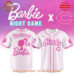 Cincinnati Reds MLB x Barbie Night Game Limited Edition 2025 Jersey