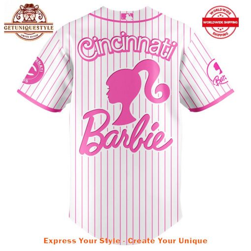 Cincinnati Reds MLB x Barbie Night Game Limited Edition 2025 Jersey