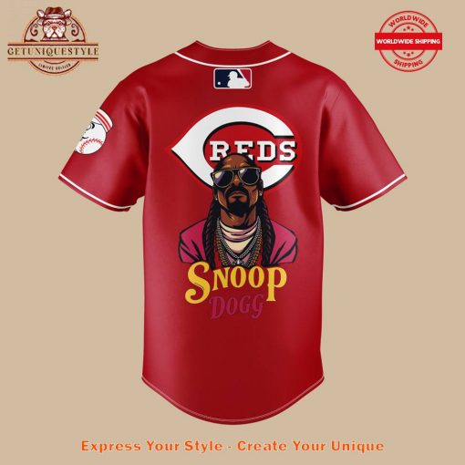 Cincinnati Reds Snoop Dogg Post-Game Concert Limited Edition Baseball Jersey