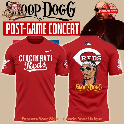 Cincinnati Reds Snoop Dogg Post-Game Concert Special Edition T-Shirt