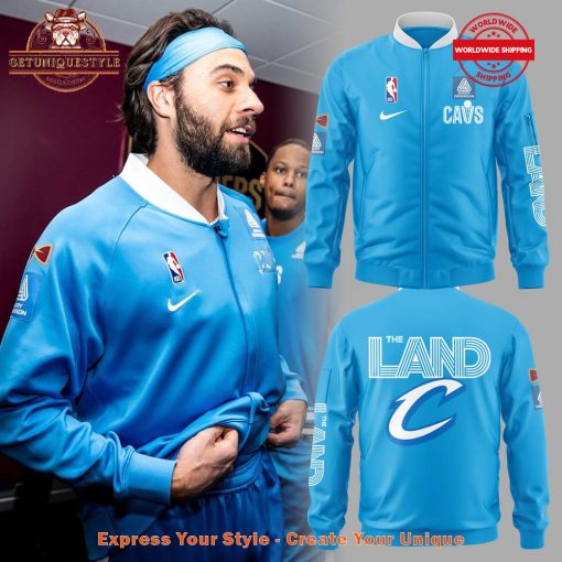 Cleveland Cavaliers Gallery Blue Blake Bomber Jacket