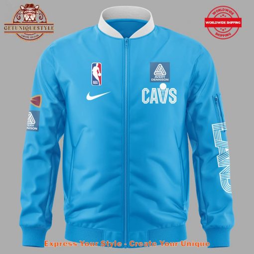 Cleveland Cavaliers Gallery Blue Blake Bomber Jacket