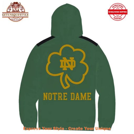 Coach Micah William Shrewsberry Notre Dame Half Zip Hoodie