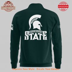 Coach Tom Izzo Michigan State Spartans B1G Coach Of The Year Quarter Zip Sweatshirt 3