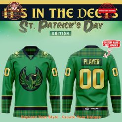 Coachella Valley Firebirds St Patrick's Day 2025 Hockey Jersey