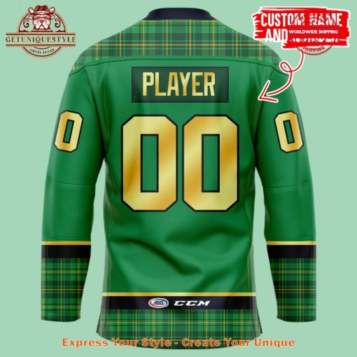 Coachella Valley Firebirds St Patrick’s Day 2025 Hockey Jersey