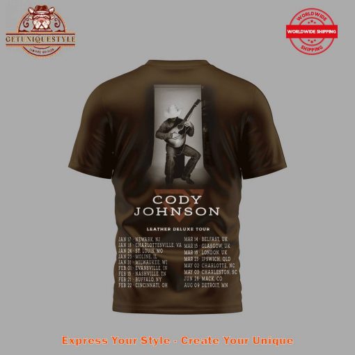 Cody Johnson Leather Deluxe Tour 2025 Shirt