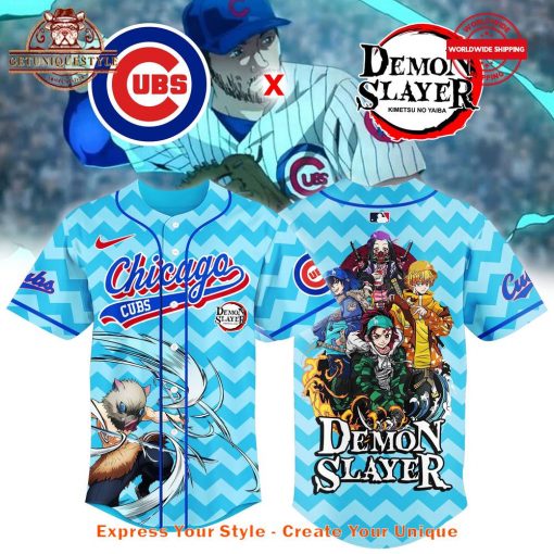 Demon Slayer x Chicago Cubs Limited Edition Jersey