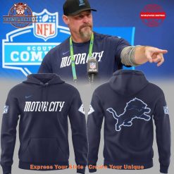 Detroit Lions Motor City 313 Special Navy Hoodie