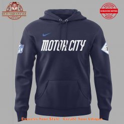 Detroit Lions Motor City 313 Special Navy Hoodie