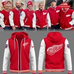 Detroit Red Wings NHL 2025 Limited Edition Zip Red Hoodie