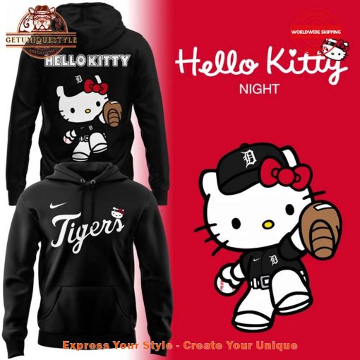 Detroit Tigers Hello Kitty Night 2025 Limited Edition Hoodie