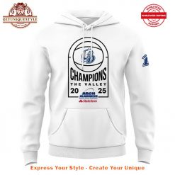 Drake Bulldogs Basketball MVC Tournament Champions 2025 Hoodie