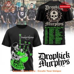 Dropkick Murphys St Patrick's Day Tour 2025 Shirt