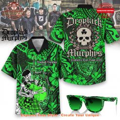 Dropkick Murphys St Patrick's Day Tour 2025 Special Hawaiian Shirt