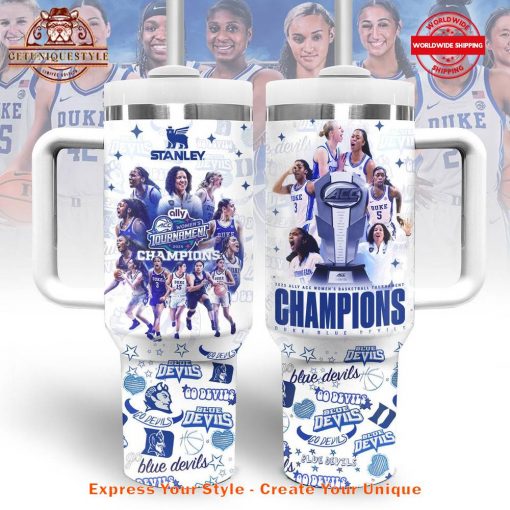 Duke Blue Devils Women’s Basketball ACC Tournament Champions 2025 Stanley Tumbler