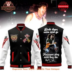 Eddie Van Halen Rock Stars Come And Go Baseball Jacket